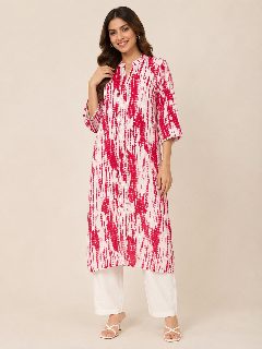 LACE TIE DYE KURTI detail 1