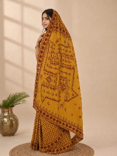 RANGWALI SAREE detail 1